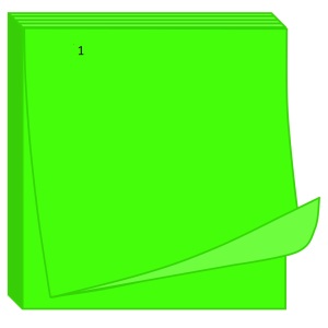 Sticky Notes Bright Green